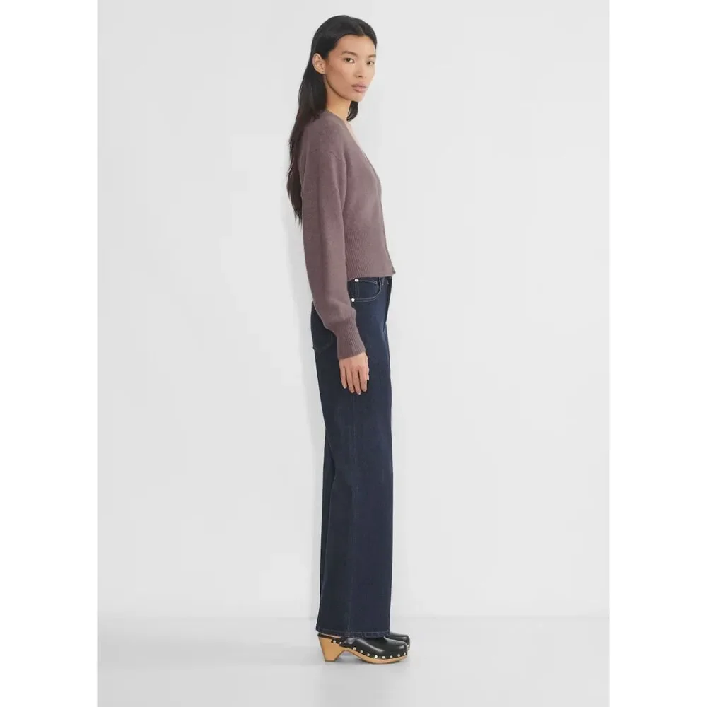 Aritzia Wilfred Camila Sweater in Smoked Eggplant NWT - Picture 4 of 12